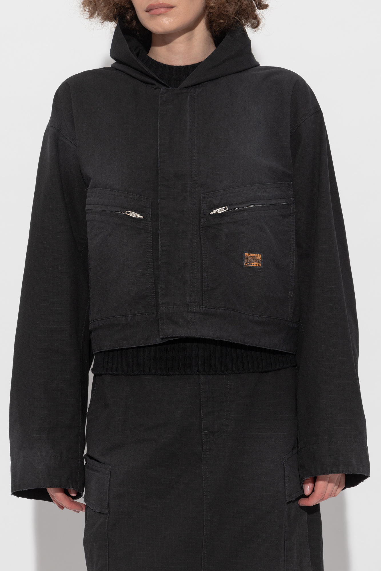 BALENCIAGA｜ (787358 TQVU2 1083) Balenciaga Jacket with hood | Women's Clothing | Vitkac